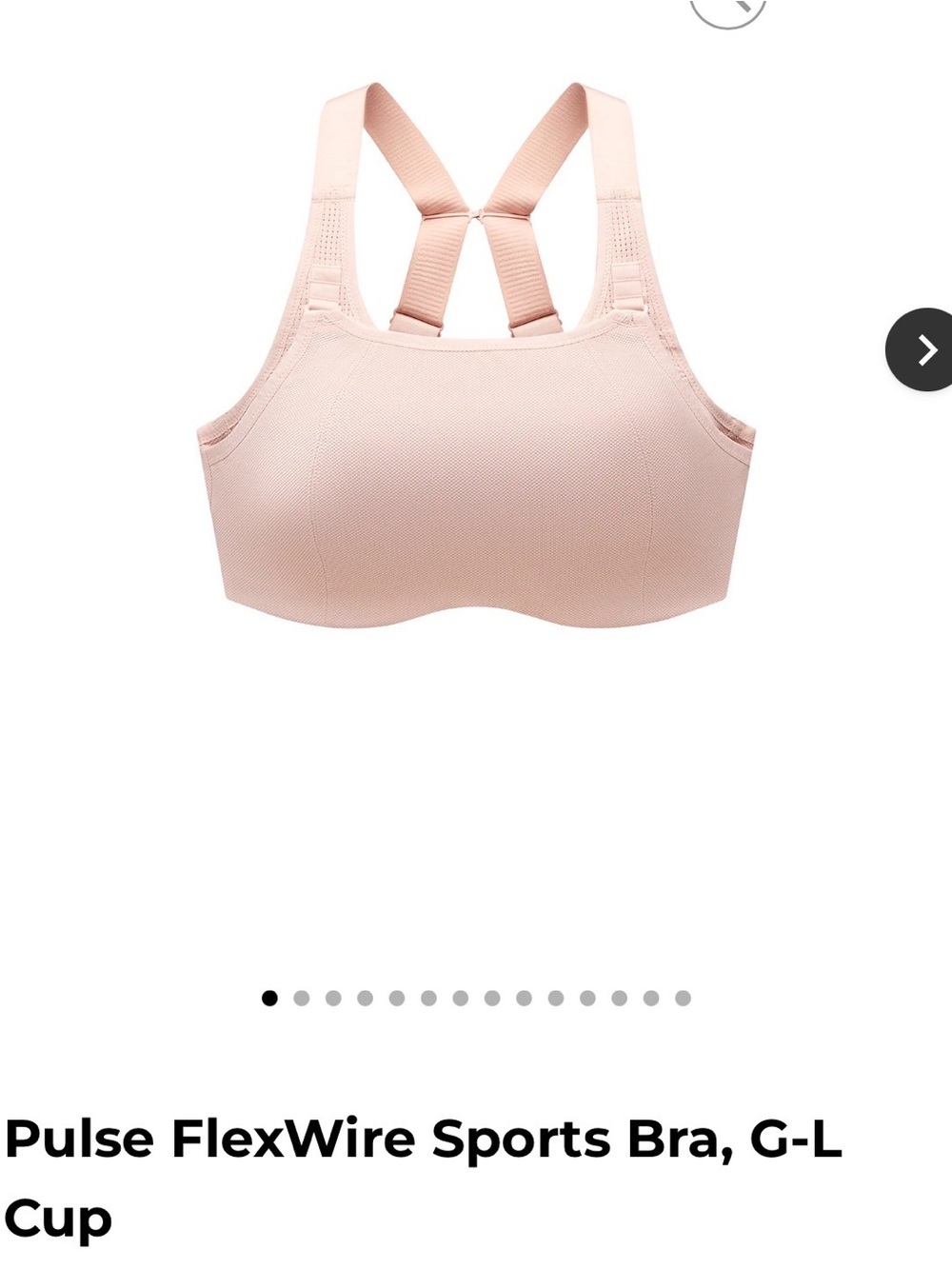 Pulse FlexWire Sports Bra - Blush Pink